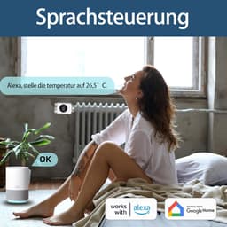 Radiator Thermostaat - Slimme Thermostaat - Energie Besparen - Geen Hub Nodig - 3 Stuks - Wit — thumbnail 3