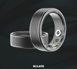 NOLATR Plus, Slimme Ring met Stappenteller, Activiteitstracker & Hartslagmeter – Zonder Abonnement & Nederlandse App – Zwart – Maat 13 — thumbnail 3