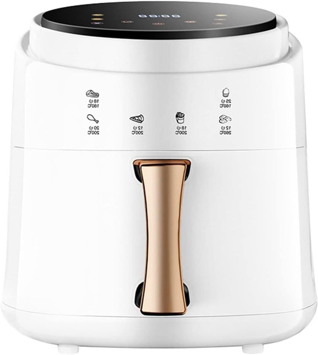 Heteluchtfriteuse Oven - Olievrije Friteuse - Gezond Koken - Snelle Luchtcirculatie - 8 Liter XXL - Wit — afbeelding 1