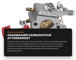 Dailygoods - Grasmaaier carburateur - Aftermarket vervangingsonderdelen - Hoge prestaties - Carburateur trimmer - Geschikt voor 243R 243RJ 543RBK 543R... — thumbnail 1