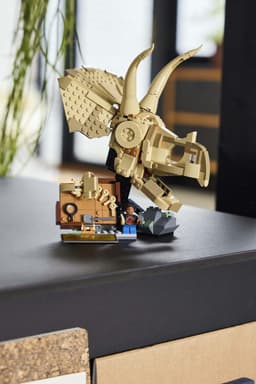 LEGO Jurassic World Dinosaurusfossielen Triceratops Schedel 76969 — thumbnail 2