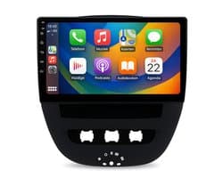 Apple Carplay/Android Autoradio - Draadloos - geschikt voor Toyota Aygo/Citroen C1/Peugeot 107 | 2005-2014