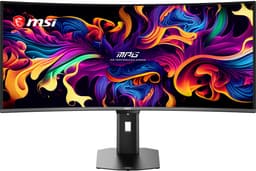MSI MPG 341CQR QD-OLED X36 - Curved UWQHD Gaming Monitor - 360hz - 34 inch - USB-C PD 98W - DisplayHDR True Black 500 - OLED Care 3.0 — thumbnail 6