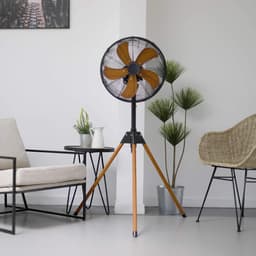 Statiefventilator, 3 ventilatorsnelheden, kantelbare kop. — thumbnail 3