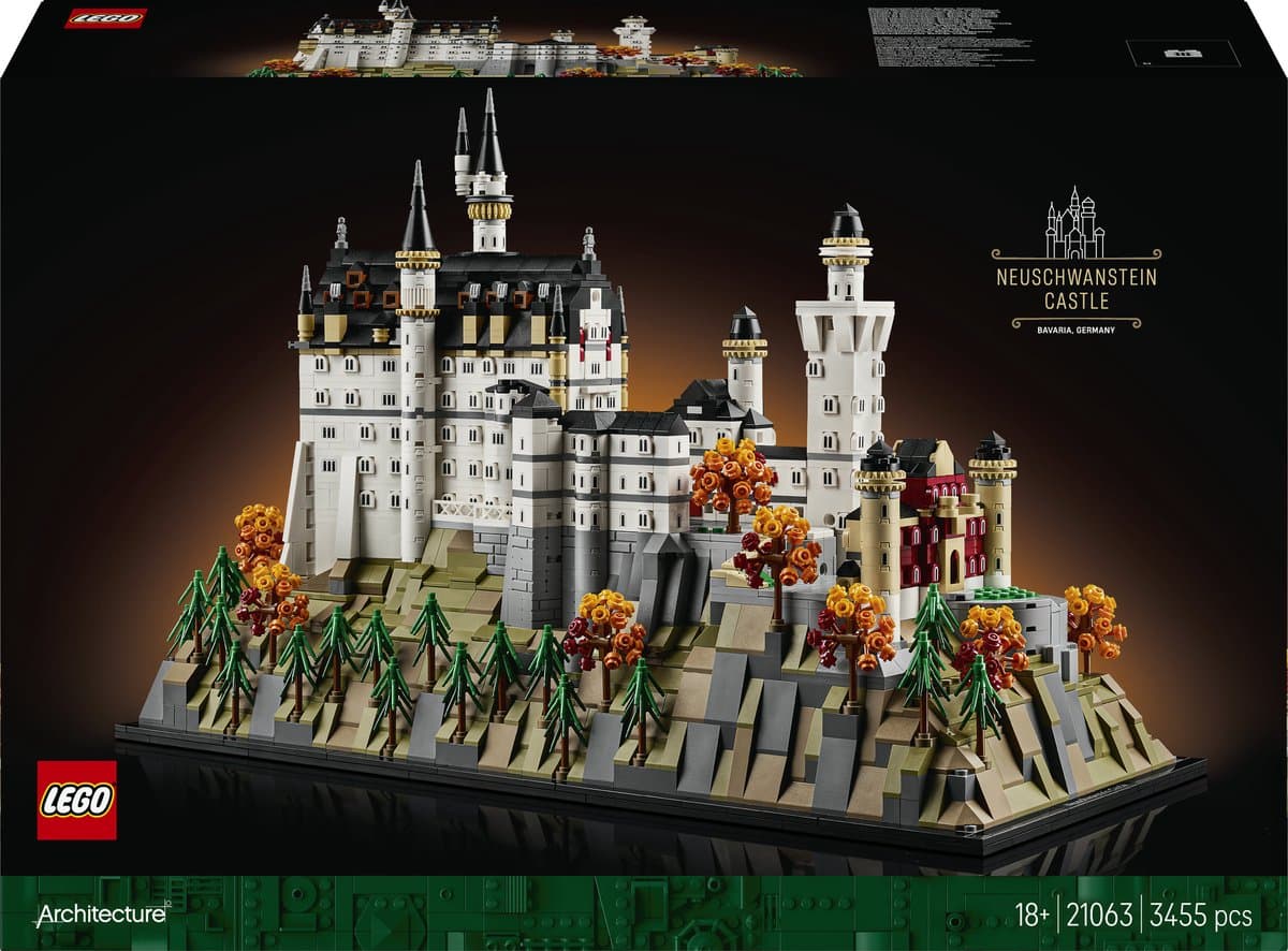 Lego Architecture 21063 Slot Neuschwanstein Bouwstenen Multicolor — afbeelding 1