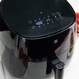 Airfryer - Heteluchtfriteuse - Gezond Frituren - 8 Programma's - 4 Liter - Zwart — thumbnail 2