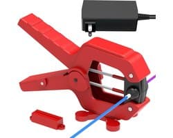 Filament Connector - Filamentlasser Splicer - 3D Printen - Gladde Verbindingen - 175 & 285 mm - Rood