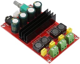 Digitale Versterker Module - Audio Versterker Kaart - Stereo Geluid - Geïntegreerd Koellichaam - 105 x 65 mm — thumbnail 1