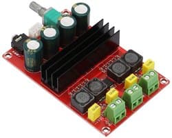 Digitale Versterker Module - Audio Versterker Kaart - Stereo Geluid - Geïntegreerd Koellichaam - 105 x 65 mm