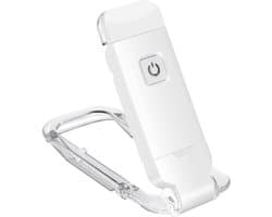 Oplaadbare LED Boekenlamp met Klem - 3 Dimbare Lichtstanden voor Oogvriendelijk Lezen - Draagbare Leeslamp met Bladwijzerfunctie - Ideaal voor Boekenwurmen & Op Reis