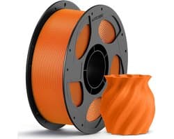PETG Filament 1KG 1.75mm - ORANJE – Sterk, Flexibel & Waterbestendig – 3D Printer Filament – Hoge Hechting & Weinig Warping
