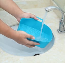 Zwarte set van 4, siliconen airfryer-matjes, herbruikbaar, antiaanbakmatjes, airfryer, gemakkelijk schoon te maken, vaatwasmachinebestendig, extra dikke siliconen bakmat, airfryer bakplaat — thumbnail 3