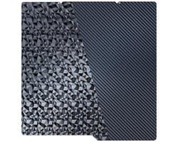 3D Printplaat - PEO PET Plaat - 3D Printen Optimaliseren - Verbeterde Printhechting - 27.5 x 26.4 cm - Zwart