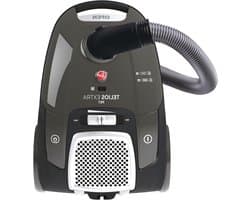 Stofzuiger met zak - Sledestofzuiger huishouden - Dierenharen verwijderen - Stil 69 dB - 3.5 liter - Leigrijs