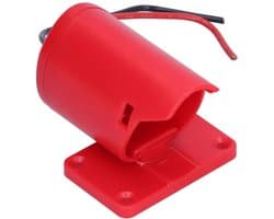 Accu-adapter voor M12 gereedschap met 2-uitgangen, duurzame ABS-montage en betrouwbare stroomverbinding