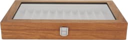 Elegante Houten Pennenhouder - Luxe Opbergdoos voor 12 Pennen, Perfect voor Thuis of Tentoonstelling — thumbnail 4