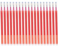 100 Stuks Heat Erasable Vulpennen voor Stof - Markeerpennen voor Quilten, Naaien en Tailoring (Rood)