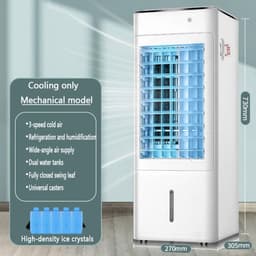 Draagbare Airco - Mobiele Koeler - Ruimte Koelen - 4-in-1 Functie - 7L Tank - Wit — thumbnail 3