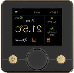 Slimme Thermostaat - Verwarming Regelaar - Energie Besparen - Spraakbesturing Compatibel - 10 x 10 x 6 cm - Zwart — thumbnail 1