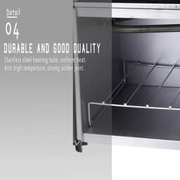 Mini Oven - Keukenmachine - Lekker Koken - Compact en Multifunctioneel - 15 Liter - Zwart — thumbnail 3