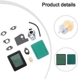 Grasmaaier carburateurkit - Reserveonderdeel motor - Tuinonderhoud - Eenvoudige installatie - 13x10x10 cm - Niet gespecificeerd — thumbnail 2