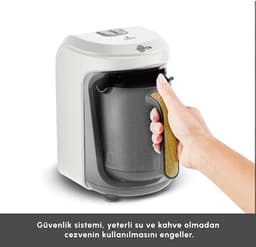 Karaca Hatır Hups - Melkopschuimende Turkse Koffiemachine – Wood Craft – 5 Kopjes – 535W — thumbnail 4