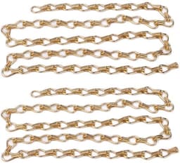 Hanglampketting 2 stuks 1m lange hanglampketting voor buitenplanten (goud) — thumbnail 1