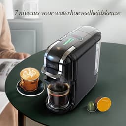 HiBREW H2B - 5 in 1 - Koffiemachine - Koffiezetapparaat - Multifunctioneel voor warm en koud - Kapsulekoffiezetapparaat - Voor Nespresso, Dolce Gusto, ESE & gemalen koffie - Zwart — thumbnail 4