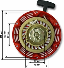 Reserveonderdelen: Startmotor - Geschikt voor 6,5 pk motor — thumbnail 2