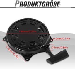 Kabelstarters voor Geschikt voor Briggs & Stratton 497680 498144, en handmatige starters voor Geschikt voor grasmaaiers. — thumbnail 2