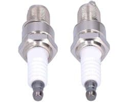 geschikt voor MTD 95110292 75110292 Toortsmotor 131039 Twee F6RTC bougies voor een grasmaaier.