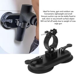 OmGoods - Dailygoody - Wandzuignap Massage Gun Houder - Handsfree Massage Gun Mount - Voor Nek en Taille - Zelf Massage - Ideaal voor Thuisgebruik - Praktisch e — thumbnail 3