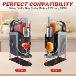 Apparaat Schuiver - Keukenmachine Onderlegger - Apparaten Verplaatsen - Schadebestendige Kwaliteit - 50 x 19.7 cm - Zwart — thumbnail 2