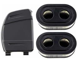 Twee luchtfiltersets geschikt voor luchtfilterkappen geschikt voor Briggs & Stratton 550E, 575EX, 575IS, 625EXI, 650EXI, 675EXI en 675IS motoren. geschikt voor onderdelen 594106, 798339, 798452 en 593260.