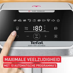Stille Airfryer - Heteluchtfriteuse XXL - Gezond Koken - Silent Technology - 7 Liter - Wit — thumbnail 3