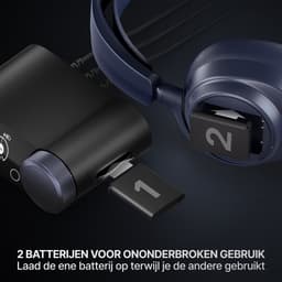 SteelSeries - Arctis Nova Pro Omni - Hi-Res Wireless Certified Gaming Headset - Midnight Blue — thumbnail 3