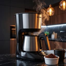 Heinner Armoure Filter Koffiezetapparaat met Timer – 1,25 L – 750W – LCD-display – Programmeerbaar – Druppelstop – Warmhoudfunctie – Automatische Uitschakeling – Zwart — thumbnail 5