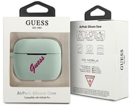 GUESS Vintage Siliconen Geschikt voor AirPods Pro Case - Mint Groen — thumbnail 2