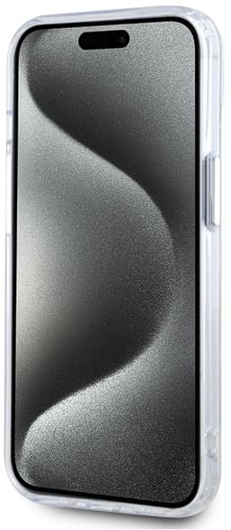 Karl Lagerfeld IML Metaal - iPhone 15 Hoes - MagSafe - Wit — thumbnail 3