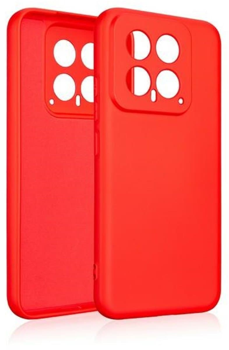 Beline Silicone - Smartphonetas - Xiaomi 14 - Rood - Antislip - Bescherming — afbeelding 1