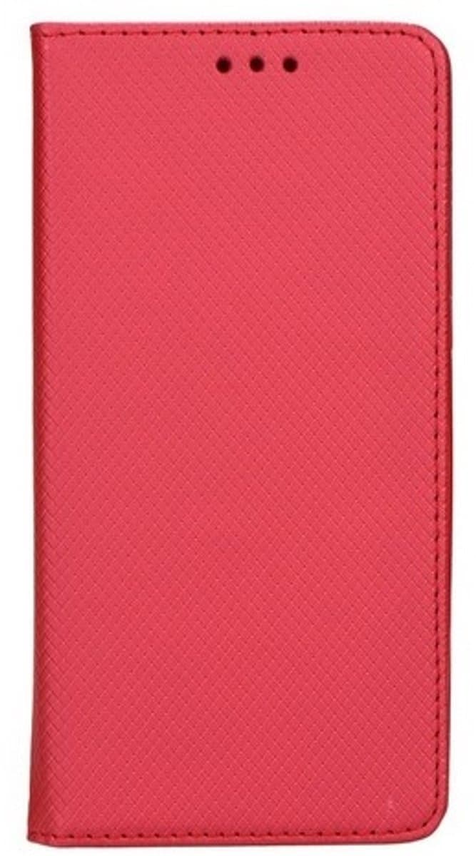 Merkloos - Slim Pasboeketui - Magnetische Sluiting - iPhone 12 Pro Max - Rood — afbeelding 1