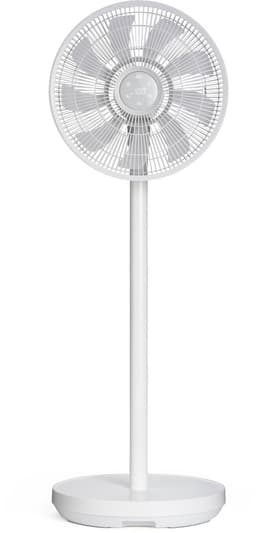 Solis Duo Fan Statiefventilator - Draadloze Oplaadbare Ventilator - 2-in-1 Tafelventilator en Staande Ventilator - 112 cm Hoog - Fluisterstil - Wit — thumbnail 1