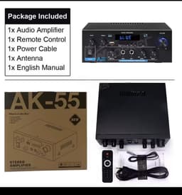 HIFI Bluetooth Power Amplifier | 900W | Digitale Versterker | Stereo Surround | Mediaspeler | Karaoke — thumbnail 4