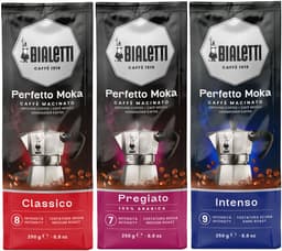 Bialetti Moka Inductie Rood - 2-kops - 100ml + Bialetti Koffie Proefpakket 3 x 250gr — thumbnail 3