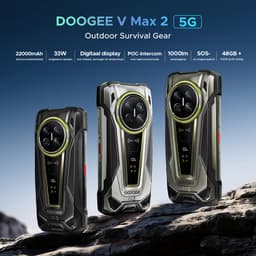 DOOGEE VMAX2 5G - Robuuste smartphone - Robuuste telefoon - 48GB RAM + 512GB ROM(2TB/TF) - 6,78 inch FHD/120Hz - 22000mAh/120W - IP68 - Dimensity 8300 - Android 16 - Nachtzicht - 200MP AI camera - NFC - Dual stereo speakers - 1000LM Campinglamp - OTG — thumbnail 3