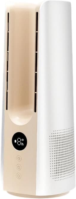 Automatisch oscillerende bladeloze ventilator met luchtbevochtiger – 9 snelheidsstanden, verkoelende nevel en stille borstelloze motor — thumbnail 1