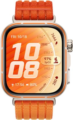 HUAWEI WATCH FIT 5 PRO- Oranje - Premium ontwerp - Geavanceerde outdoor workout mogelijkheden - Professioneel gezondheidsmonitoring met TruSense - Compatibel met iOS & Android — thumbnail 1