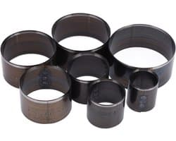 Ronde Holle Pons Gereedschap Set voor Leerbewerking - 7-delige Snijmal voor DIY Leerprojecten en Ambachtelijke Creaties