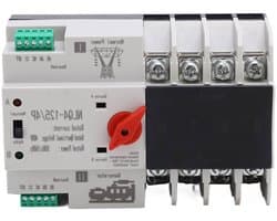 Automatische Overdrachtsschakelaar 400V 4P 63A, Dual Power ATS voor Zonne-energie, Inverter en Stadsnetwerk