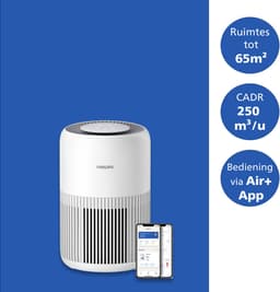 Philips PureProtect 900 Series - Luchtreiniger - CADR 250m3/u - Ruimtes tot 65m2 - 3 laags HEPA filtratie - Air+ App - Stille Reiniging - Compact - Wit - AC0950/10 — thumbnail 3